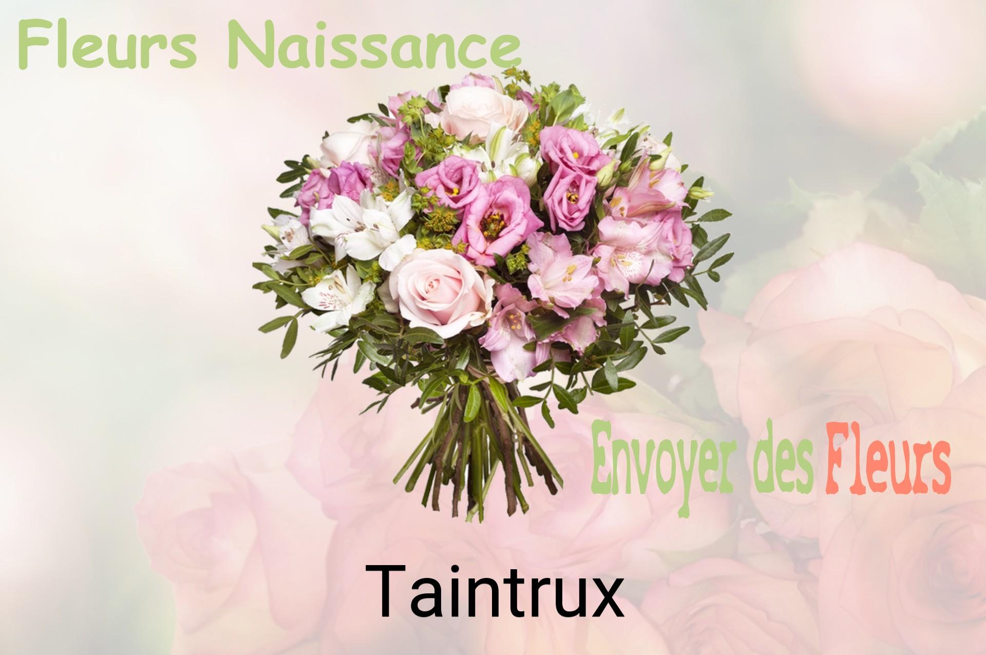 Bouquet de fleurs de naissance livré à Taintrux